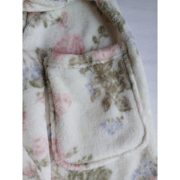 Lauren Ralph Lauren Robe Large Tie Waist Pockets Comfort Lounge Plush Cozy - Picture 8 of 14